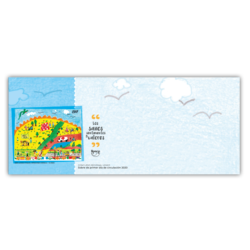 Sobre de Primer Día de Circulación -  Sanos Sentimientos y Valores