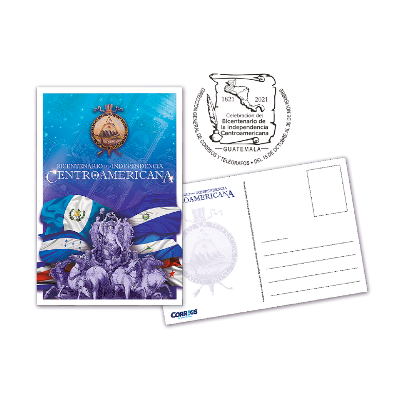 Bicentenario de la Independencia Centroamericana - Postal
