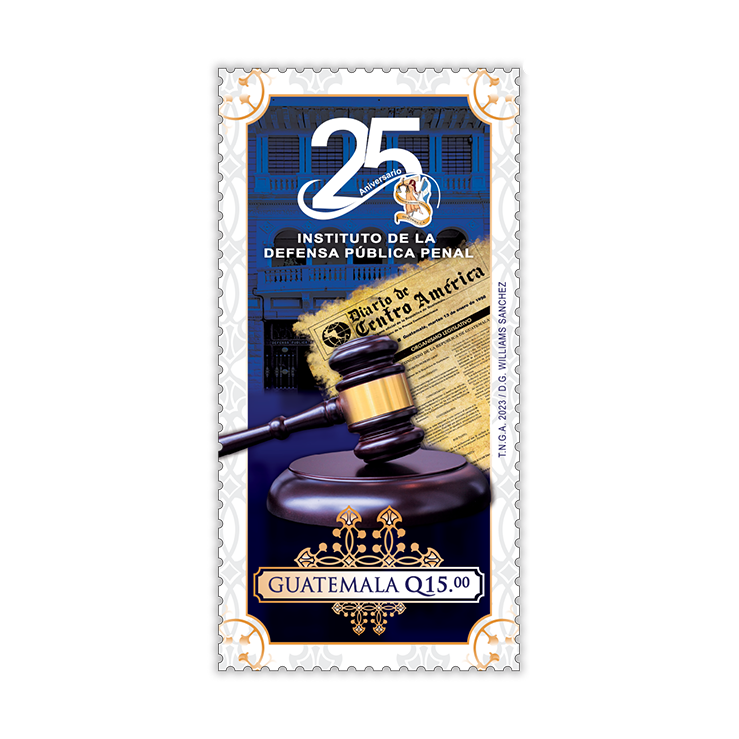 Sello Postal - 25 aniversario de la Defensa Pública Penal