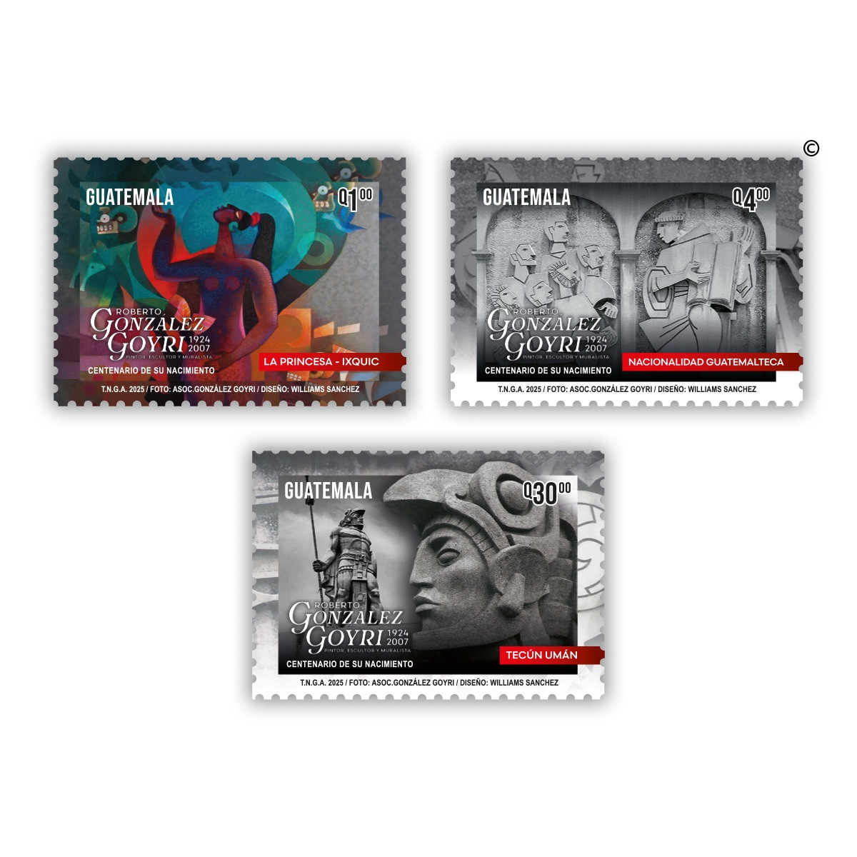 Sellos Postales - Roberto González Goyri