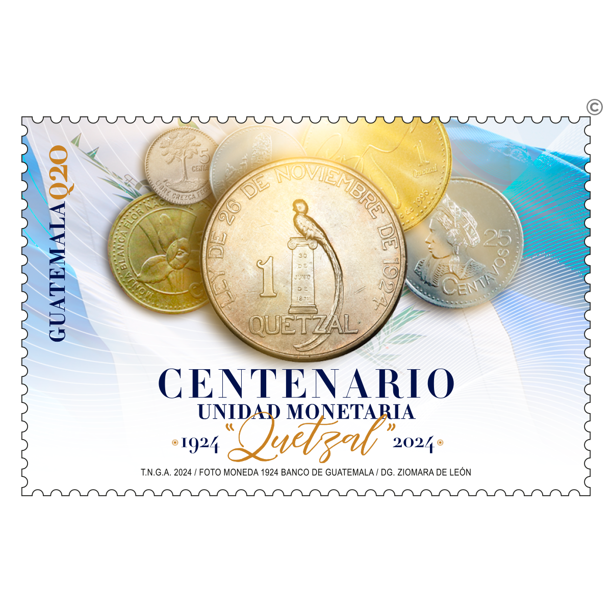 Centenario de la Unidad Monetaria Quetzal