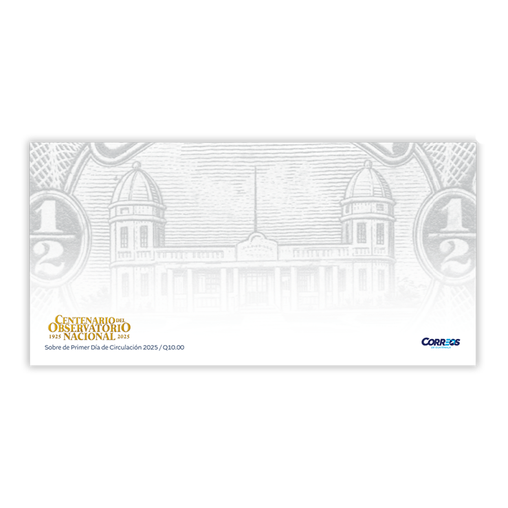 Sobre de Primer Día de Circulación -  Centenario del Observatorio Nacional 1925-2026