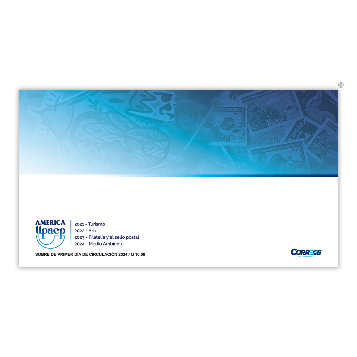 Sobre de Primer Día de Circulación - América UPAEP 2021-2024