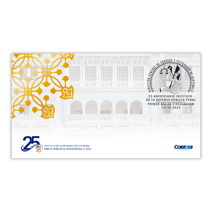 Sobre de Primer Día de Circulación -  25 aniversario de la Defensa Pública Penal