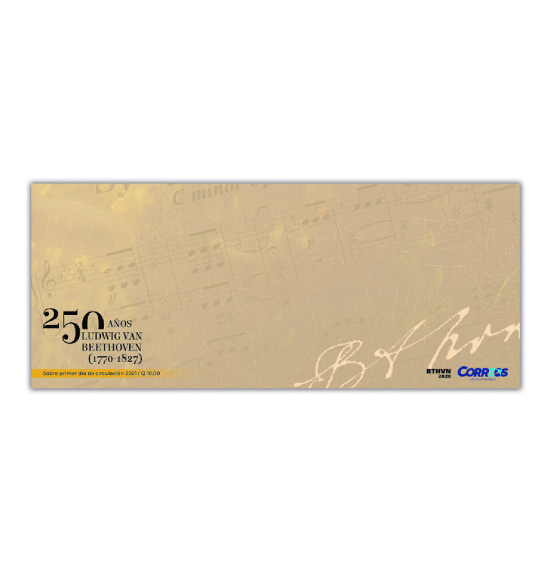 250 Años de Ludwig Van Beethoven (1770-1927) - Sobre postal