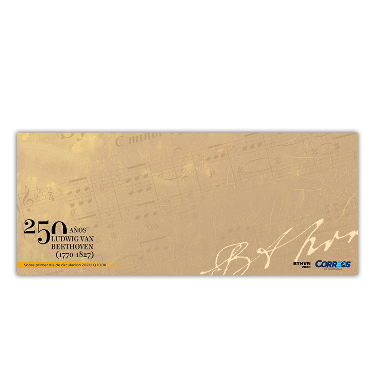 Sobre de Primer Día de Circulación -  250 años de Ludwig Van Bethoveen