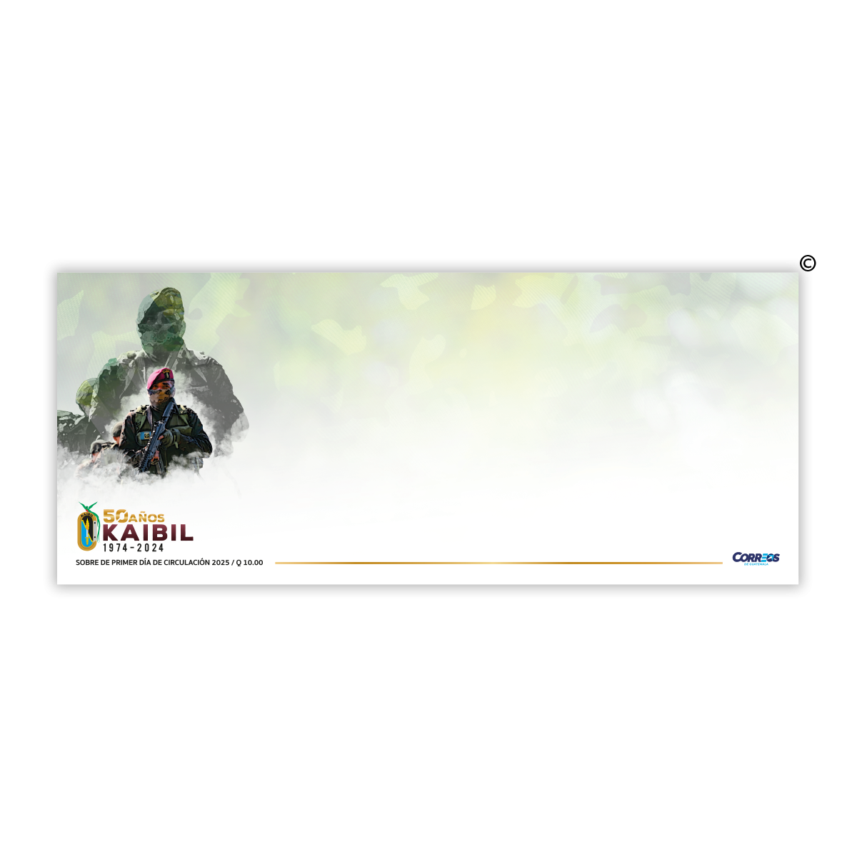 Sobre de Primer Día de Circulación - 50 Años Kaibil - 1974 - 2024